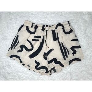 Seven Wonders York Cotton‎ Short Sand/Black Women's Shorts size Large